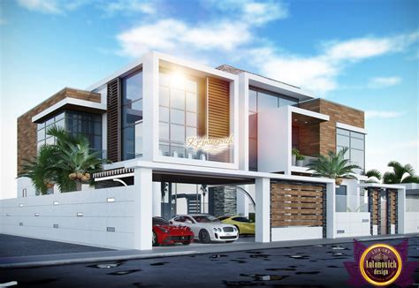 This style is renowned for its simplicity, clean lines and interesting rooflines that leave a dramatic impression from the moment you set your eyes on it. Modern Luxury Villa exterior design