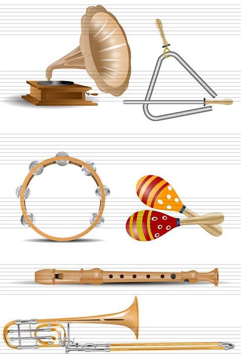 Download Music Instruments Vector Pack