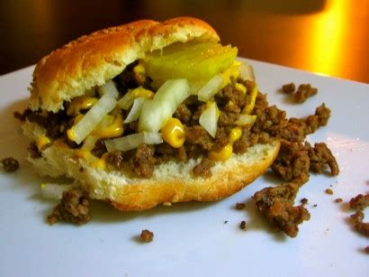 The beans are seasoned with onion, bell pepper, spices, hot sauce and. Loose Meat Sandwiches | Tasty Kitchen: A Happy Recipe ...