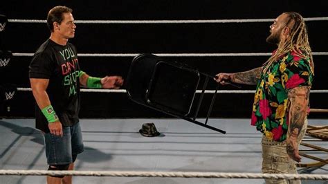 John Cena Reacts To Losing Against Bray Wyatt At Wrestlemania 36