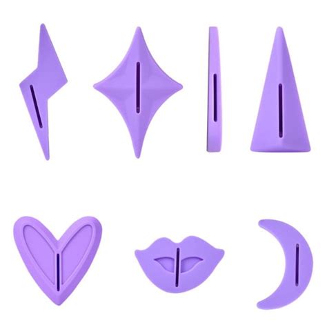 9Pcs Bikini Privates Shaving Stencil Set Female Pubic Hair Trimmer