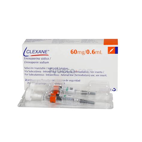 Clexane 60 Mg Ampollas Fybeca
