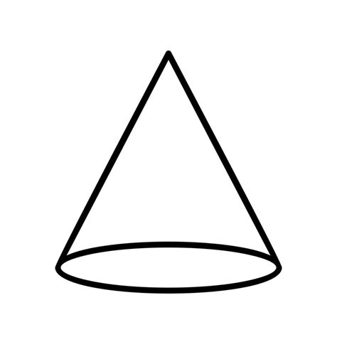 Cone Shape Outline Icon 12791251 Vector Art At Vecteezy