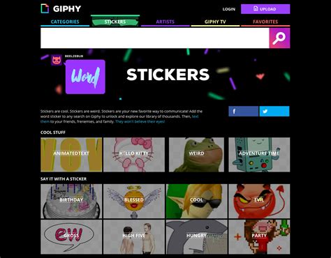 Giphy Launches Sticker Api For Third Party Apps And Sites