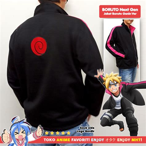 Jaket Boruto Uzumaki Genin Version Naruto Next Generation Cosplay