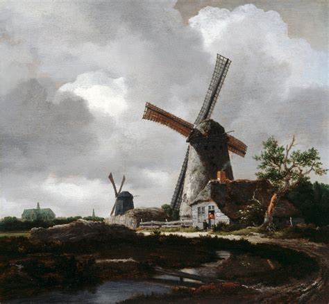 Pura Kastigá Jacob Van Ruisdael Deliciosa Pintura De Paisajes