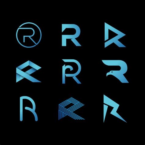 Premium Vector Letter R Initials Modern Logo Design
