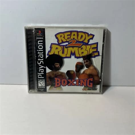 Ready 2 Rumble Boxing Sony Playstation 1 Ps1 Game Cib Tested 799