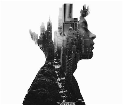 Double Exposure Photographs By Alexis He Merges Two World
