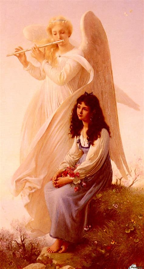 The Angel Of The Birds Franz Dvorak Print Angel Art Angel Pictures