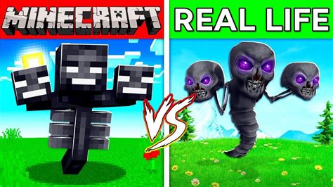 Minecraft Mobs In Real Life Youtube