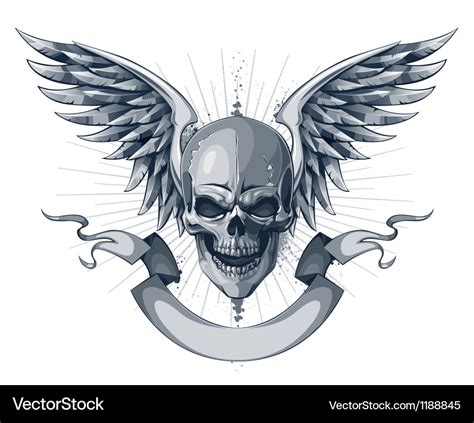 Skull And Wings Logo