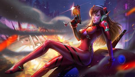Dva Overwatch Fan Art Hd Games 4k Wallpapers Images Backgrounds Photos And Pictures