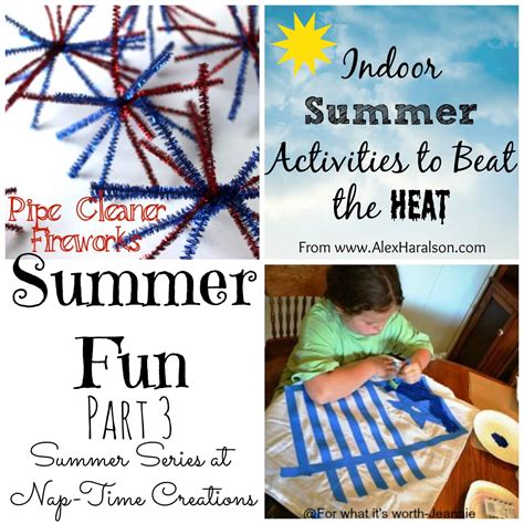 7 days of summer giveaways for creative families. Indoor Summer Fun Ideas + GIVEAWAY