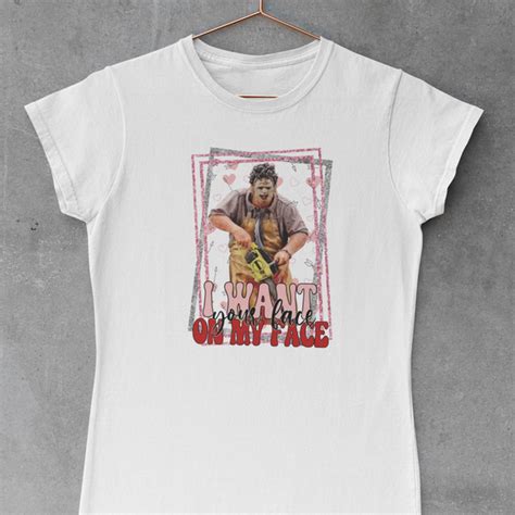 Leatherface Valentines Day Sublimation Transfer Icraftvinyl