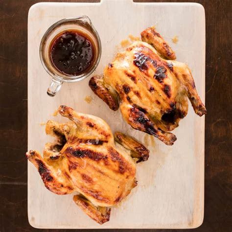 With your fingers, loosen skin across breast and as far down drumsticks as you can. Honey-Roasted Cornish Game Hens for Two | America's Test ...