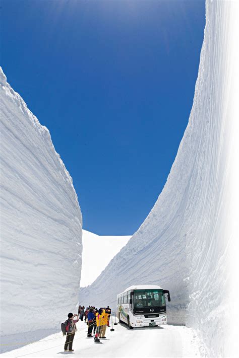 The White Canyons Of Toyama Getting Up Close To Walls Of Snow