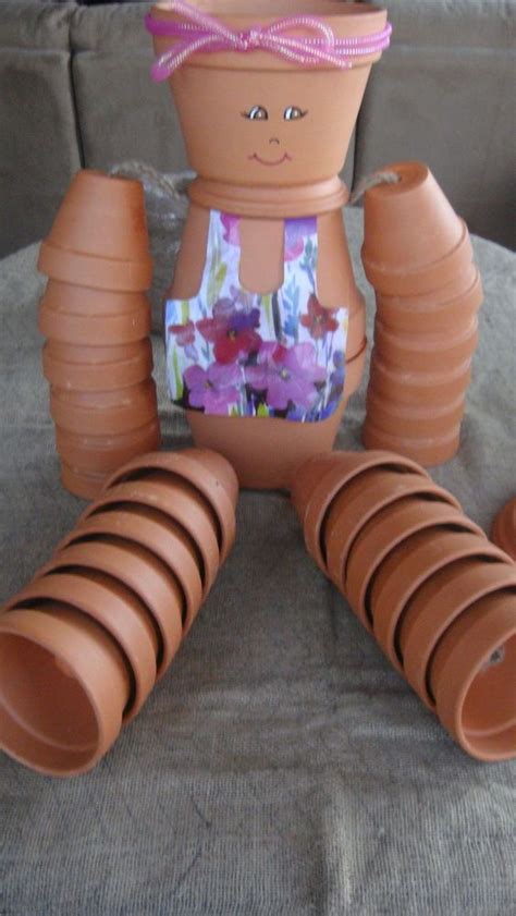 How To Make A Terra Cotta Flowerpot Girl Diy Terracotta Flower Pots