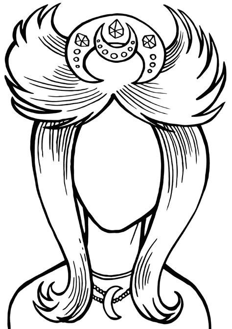 Hairstyle Coloring Pages Coloring Pages To Download And Print