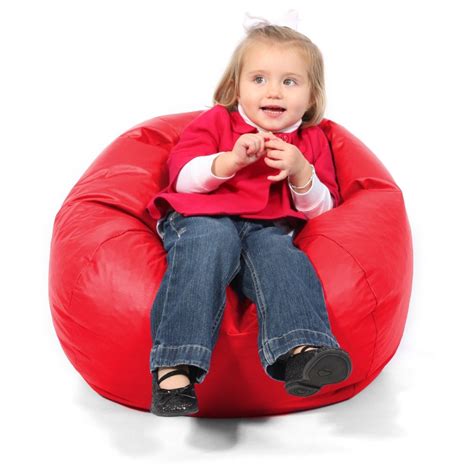 Bean bag chair for kids ensure that children develop correct posture and get them used to sitting and eating independently. Vinyl Bean Bag Chairs for Kids - Home Furniture Design