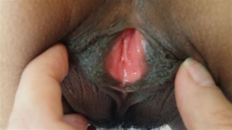 My Virgin Big Labia Pussy Displayed And Spread Open