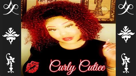 Big Sexy Curly Red Hair Grwm Ft Samsbeauty Red Lips To Match Youtube