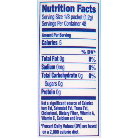 Crystal Light Nutrition Facts Label Juleteagyd