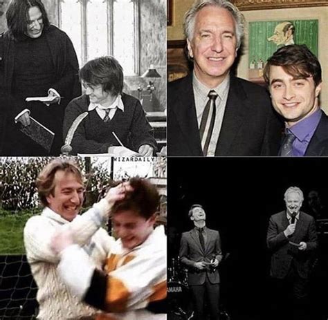 Daniel Radcliffe And Alan Rickman🙏☺️ Harrypottermemes