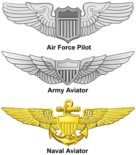 United States Aviator Badge Naval Aviator Badge Army Aviators