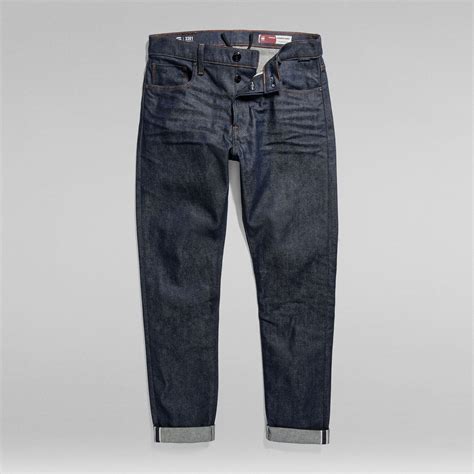 3301 Slim Selvedge Jeans Dark Blue G Star Raw®