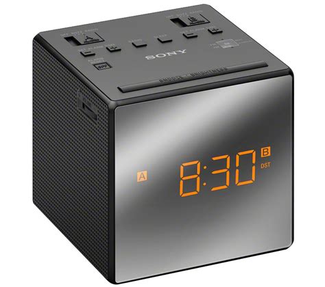 Sony Icfc1tb Fmam Clock Radio Black Fast Delivery Currysie