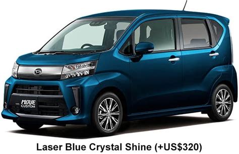 Daihatsu Move Custom Color Laser Blue Crystal Shine