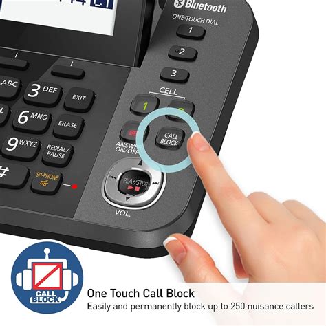 Buy Panasonic Bluetooth Corded Cordless Phone System With Answering