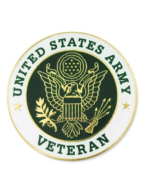 Pinmart S U S Army Veteran Military Enamel Lapel Pin Ebay