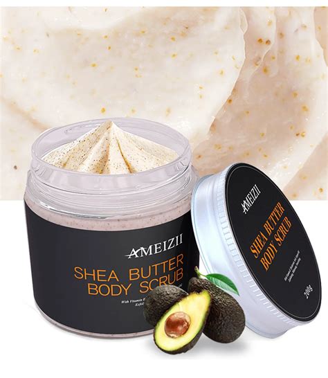 2021 New Products Shea Butter Body Scrub Whitening Nourishing