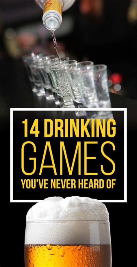 14 Drinking Games Youve Never Heard Of Party Ideas