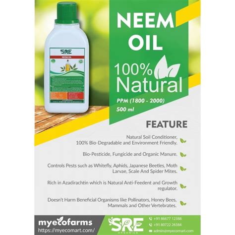 Organic Neem Oil Organic Pesticide