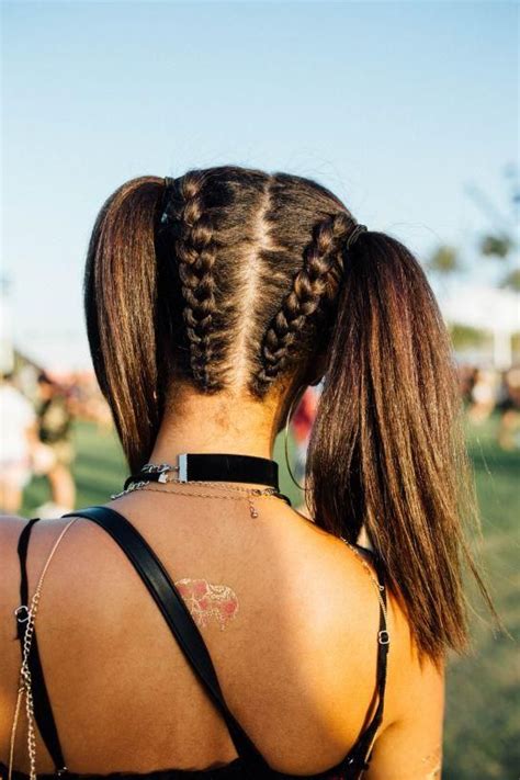 The Best Beauty Trends And Style Of Coachella 2018 Coachella Hair Festival Hair Braids Hair