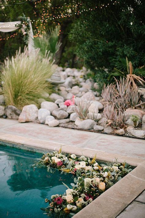 13 Breathtaking Ways To Dress Up A Pool For A Wedding Via Brit Co