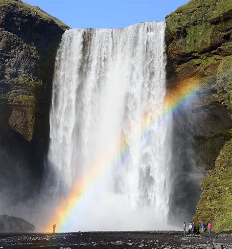 Pictures Of Waterfalls With Rainbows