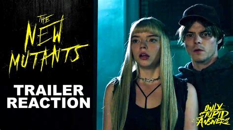 the new mutants official trailer reaction supertv showdown preview youtube