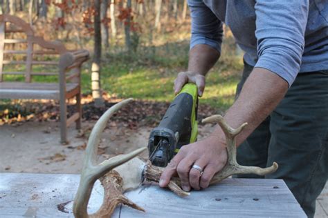 There is something really satisfying about a walking stick, especially one that has a bit of history. DIY Antler Mount | Our Southern RootsOur Southern Roots