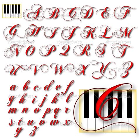Abc Alphabet Lettering Design — Stock Photo © Jrtburr 51294799