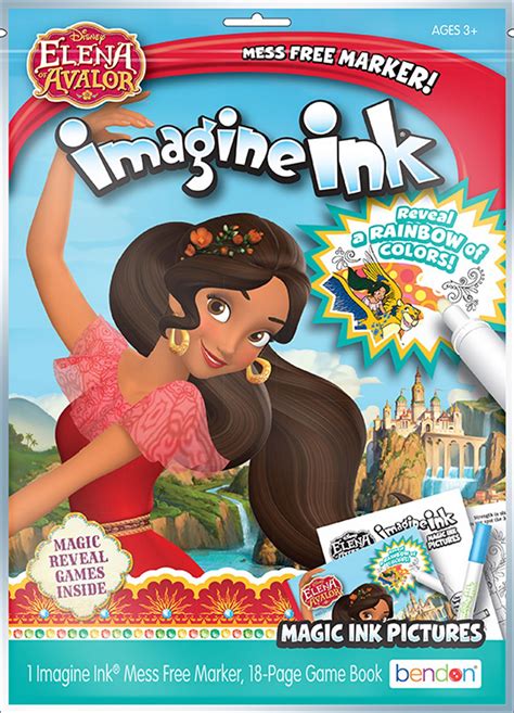Bendon Disneys Elena Of Avalor Imagine Ink Play Pack Activity Set By