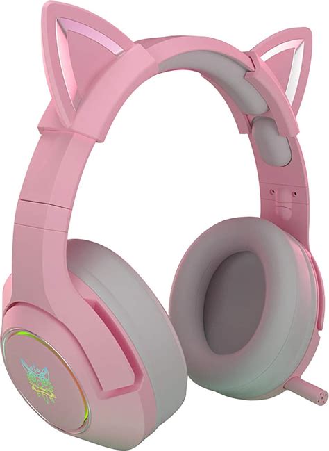 Baihuaxin Gaming Headset New K9 Pink Wired Game Cat Ear Headset For