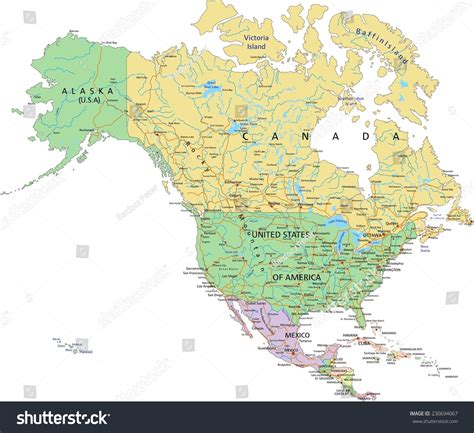 22276 North America Road Map Images Stock Photos And Vectors Shutterstock