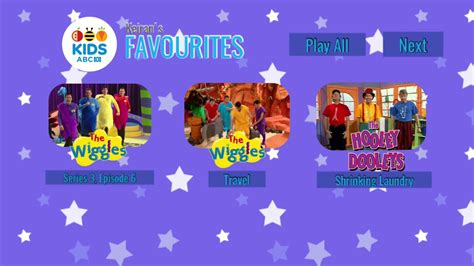 Abc For Kids Keirans Favourites Dvd Menu 2020 Fanmade Youtube