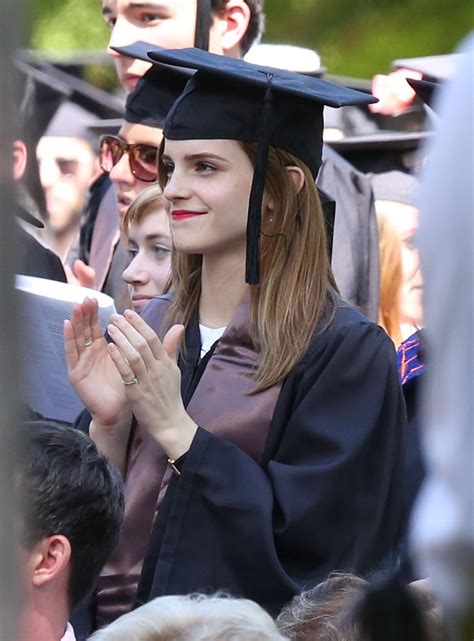 Emma Watson Graduates From Brown University 182030 Photos The Blemish