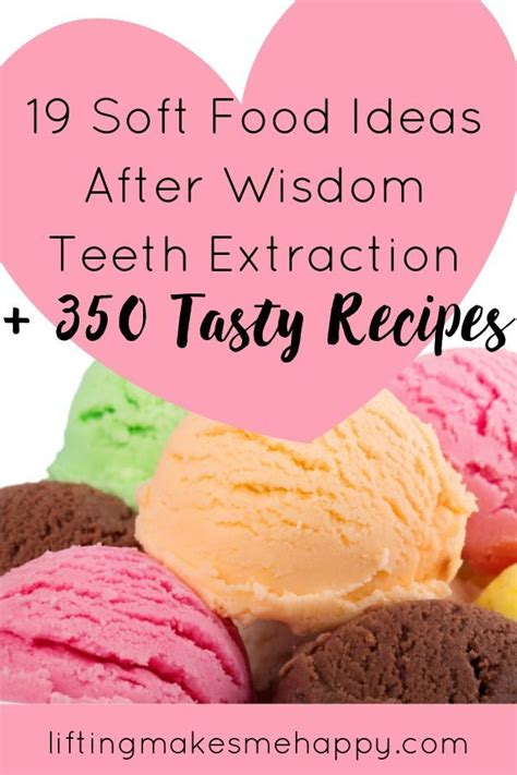 For 2 weeks (8 weeks if you had lower wisdom teeth extracted), do not eat hard, crunchy, or very chewy foods, such as european breads, pizza crust, steak or jerky, nuts, or popcorn. 14 Tasty Foods to Eat After Wisdom Teeth Extraction + 350 ...