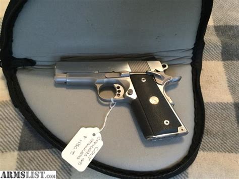 Armslist For Sale Colt Officers Model Stainless Steel